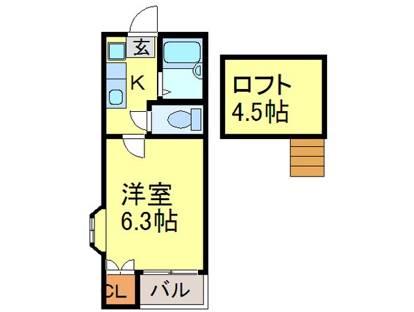 コスモ２１の物件間取画像